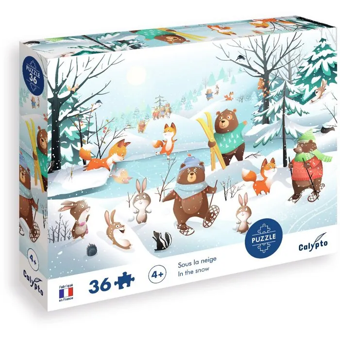 Sentosphere Rompecabezas SENTOSFERA 36 Piezas En la Nieve Tacto Sedoso Impresión a 7 Colores Para Mayores de 4 Años Sentosphere Rompecabezas SENTOSFERA 36 Piezas En la Nieve Tacto Sedoso Impresión a 7 Colores Para Mayores de 4 Años