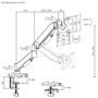 Aisens Soporte de Mesa Eco Contrapeso DT32TSR-355 para Monitor/TV 17-32 pulgadas