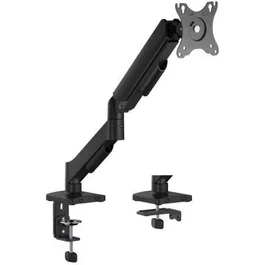AISENS - SOPORTE DE MESA ECO CONTRAPESO GIRATORIO E INCLINABLE PARA MONITOR/TV 9KG (3 PIVOTES, 1 BRAZO) DE 17-32, NEGRO