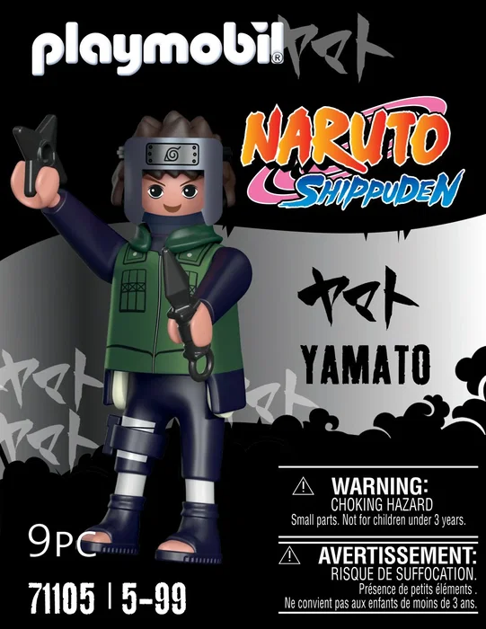 Playmobil Naruto Shippuden Figura de Yamato - Figura de Acción Coleccionable para Fans del Anime