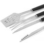 ADLER Set de Utensilios para Grill con Espátula, Pincho y Pinzas