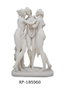 DKD Home Decor Figura de Resina Clásico Blanco 25x11x40,5 cm