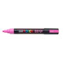 POSCA Set de 6 Marcadores PC-5M Rosa Fluorescente Punta 1,8-2,5 mm