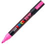 POSCA Set de 6 Marcadores PC-5M Rosa Fluorescente Punta 1,8-2,5 mm
