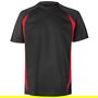 Velilla Camiseta Técnica Calpi Negra-Roja Talla M