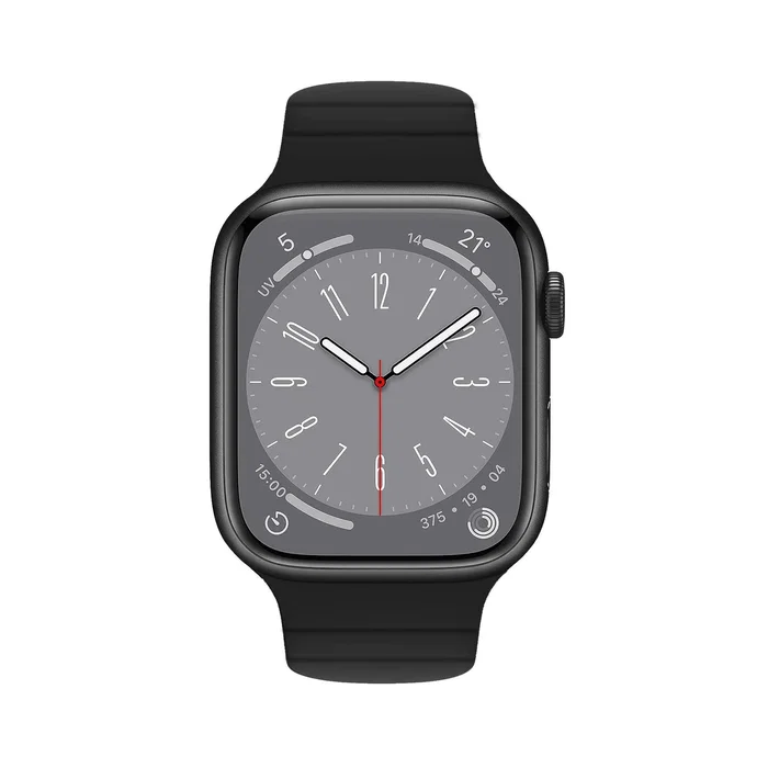 Celly Correa para Apple Watch 42/44/45 mm Magnética Negro y Naranja