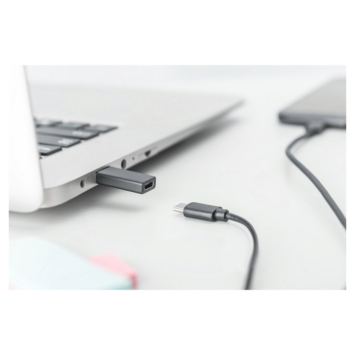 Digitus Adaptador USB A a USB-C Negro