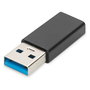 Digitus Adaptador USB A a USB-C Negro