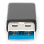 Digitus Adaptador USB A a USB-C Negro