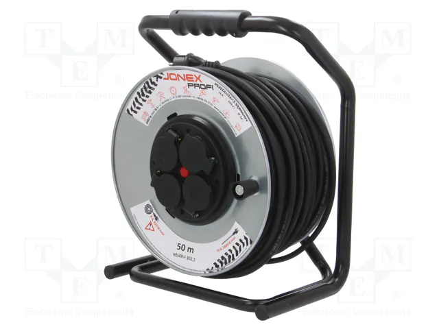 JONEX Prolongador de alimentación H05RR-F 3G1,5mm2 50m