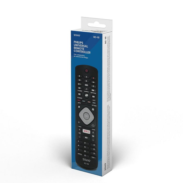 Savio RC-10 mando a distancia universal para TV Philips Savio RC-10 mando a distancia universal para TV Philips