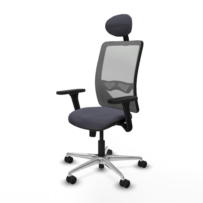 PIQUERAS Y CRESPO Silla de oficina Zulema con mecanismo Sincro, Gris PIQUERAS Y CRESPO Silla de oficina Zulema con mecanismo Sincro, Gris