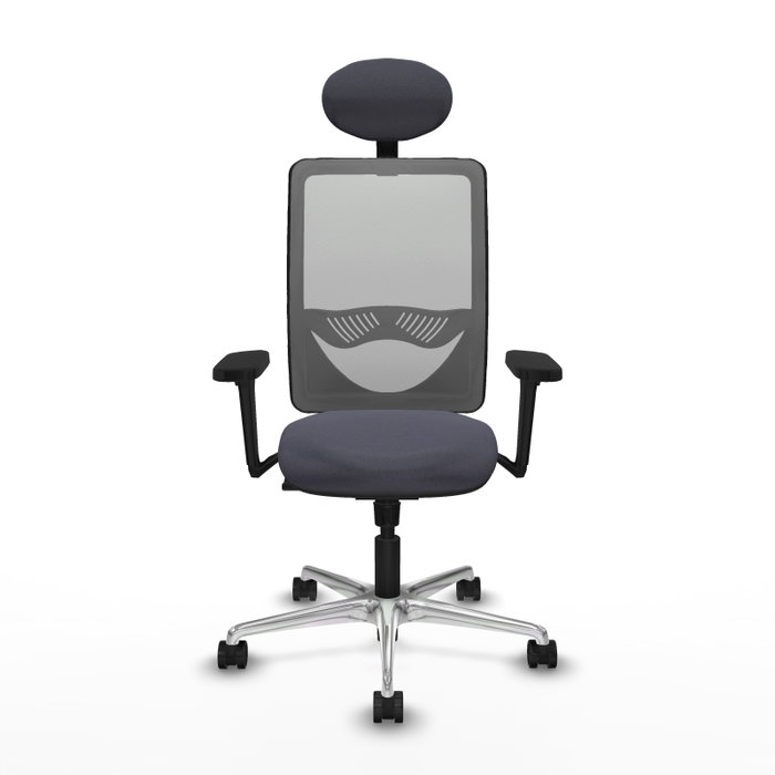 PIQUERAS Y CRESPO Silla de oficina Zulema con mecanismo Sincro, Gris PIQUERAS Y CRESPO Silla de oficina Zulema con mecanismo Sincro, Gris