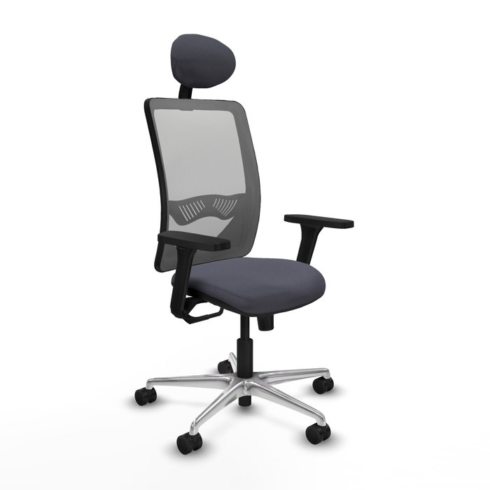 PIQUERAS Y CRESPO Silla de oficina Zulema con mecanismo Sincro, Gris PIQUERAS Y CRESPO Silla de oficina Zulema con mecanismo Sincro, Gris