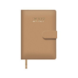 DOHE Agenda Anual 2027 Pretty Día Página Beige con Cierre Magnético