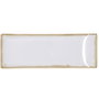 Bidasoa Fuente Rectangular Milky Blanca