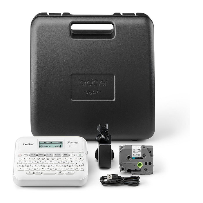 Brother P-Touch PT-D410VP Etiquetadora Profesional USB Blanco y Gris