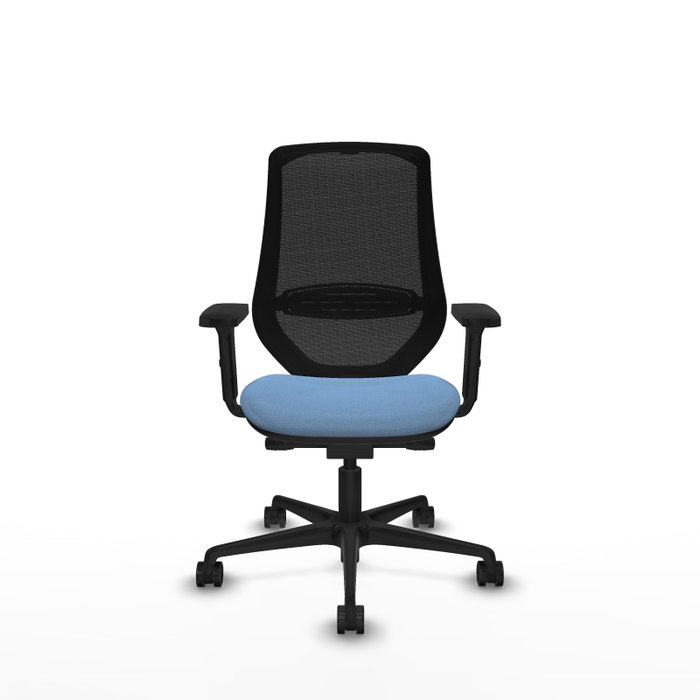 PIQUERAS Y CRESPO Silla de oficina Mardos Azul cielo y Negro