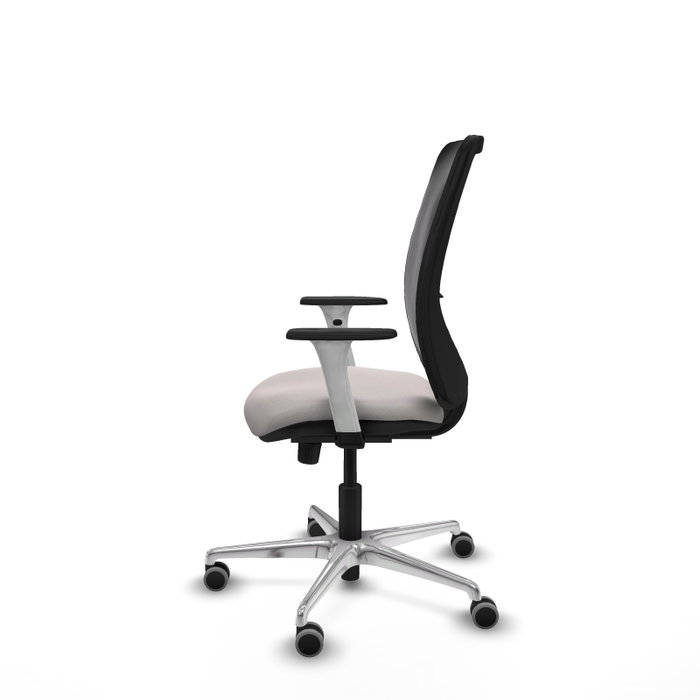 PIQUERAS Y CRESPO Silla de oficina Zulema con mecanismo Sincro, Blanco y Negro PIQUERAS Y CRESPO Silla de oficina Zulema con mecanismo Sincro, Blanco y Negro
