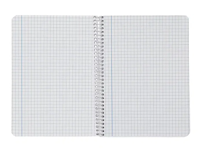 Liderpapel Cuaderno Espiral A5 Witty Tapa Dura 80 Hojas 90gr Cuadro 6mm Con Margen Colores Surtidos