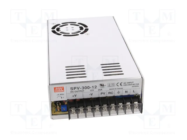 MEAN WELL SPV-300-12 Alimentador de Impulso Programable 300W 12VDC