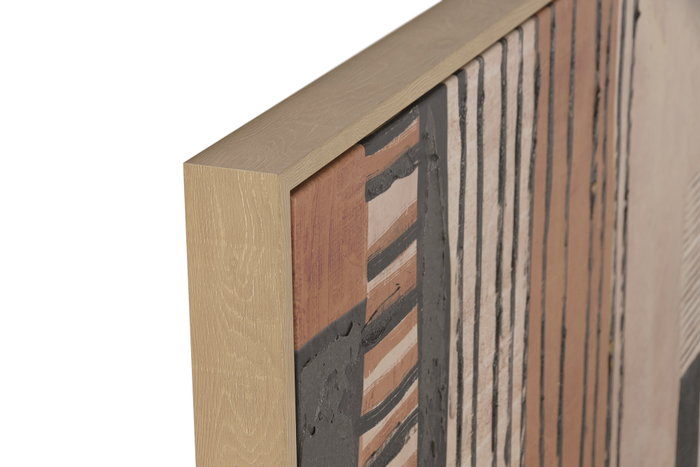 DKD Home Decor Set de 2 Cuadros Lienzo PS 82,5x4,5x122,5 Naranja y Beige DKD Home Decor Set de 2 Cuadros Lienzo PS 82,5x4,5x122,5 Naranja y Beige