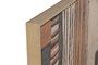 DKD Home Decor Set de 2 Cuadros Lienzo PS 82,5x4,5x122,5 Naranja y Beige