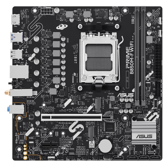 ASUS PRIME B850M-F WIFI (AM5, DDR5, Micro ATX) ASUS PRIME B850M-F WIFI (AM5, DDR5, Micro ATX)