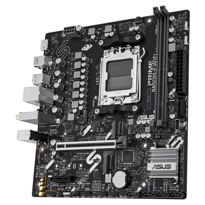 ASUS PRIME B850M-F WIFI (AM5, DDR5, Micro ATX) ASUS PRIME B850M-F WIFI (AM5, DDR5, Micro ATX)