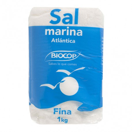 BIOCOP Sal Marina Atlántica Fina 1kg BIOCOP Sal Marina Atlántica Fina 1kg