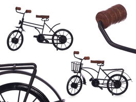 Giftdecor Bicicleta Decorativa Negra 34 x 21 x 11 cm Surtido (Set de 8)