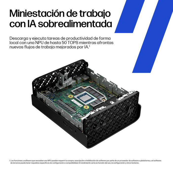 HP Estación de trabajo Z2 Mini G1a WSL2 DS con procesador AMD Ryzen AI Max Pro 395, 128 GB RAM, 1 TB SSD, teclado y ratón en español incluidos HP Estación de trabajo Z2 Mini G1a WSL2 DS con procesador AMD Ryzen AI Max Pro 395, 128 GB RAM, 1 TB SSD, teclado y ratón en español incluidos