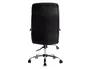 Q-connect Silla de Dirección en Similpiel Negra con Base Metálica Cromada, Mecanismo, Reposabrazos Cromados, Altura Máx 1250 mm, Ancho 610 mm, Profundidad 700 mm, Ruedas Premium