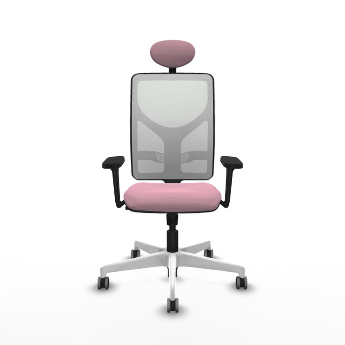 PIQUERAS Y CRESPO Silla de oficina Motilla Rosa con Mecanismo Sincro PIQUERAS Y CRESPO Silla de oficina Motilla Rosa con Mecanismo Sincro