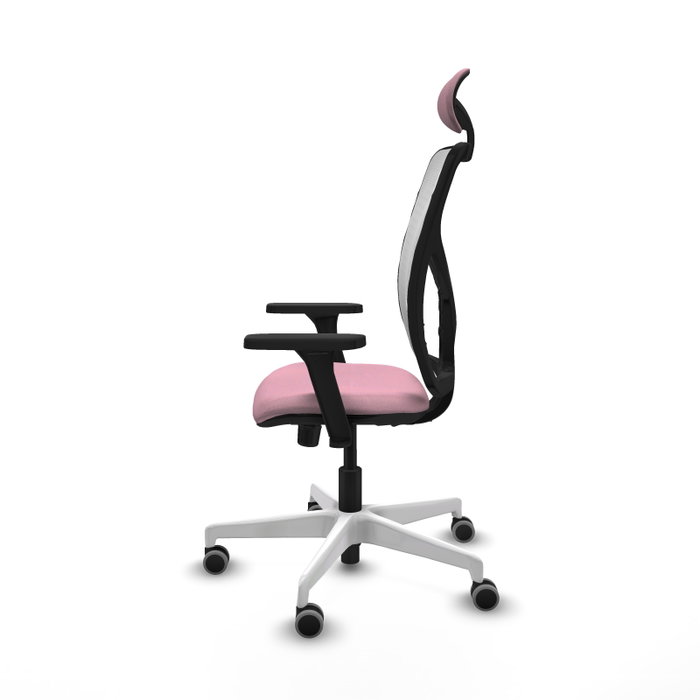 PIQUERAS Y CRESPO Silla de oficina Motilla Rosa con Mecanismo Sincro PIQUERAS Y CRESPO Silla de oficina Motilla Rosa con Mecanismo Sincro