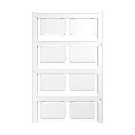 Weidmüller SM 27/18 K MC NE WS Marcadores para bloque de terminales Blanco 80 piezas