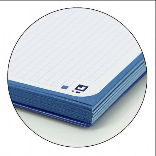 Oxford Recambio de Cuaderno Tapa Blanda A4+ 80 Hojas Cuadriculada Azul Oscuro