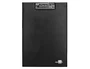 Liderpapel Carpeta de plástico negro con pinza superior tamaño folio