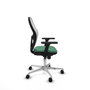 PIQUERAS Y CRESPO Silla de oficina Jorquera, Verde esmeralda y Blanco