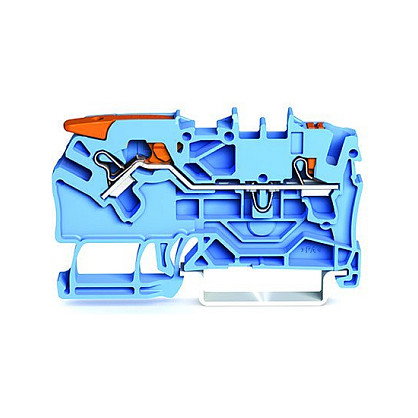 WAGO 2102-5204 Terminal de 2 polos Azul de 2,5 mm² WAGO 2102-5204 Terminal de 2 polos Azul de 2,5 mm²