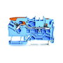 WAGO 2102-5204 Terminal de 2 polos Azul de 2,5 mm²