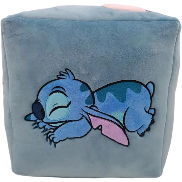 Stitch Cojín Cubo Lilo & Stitch Microfibra STI3700891702010 25 x 25 x 25 cm