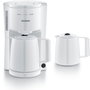 Severin KA 9309 Cafetera de filtro blanca con 2 termos