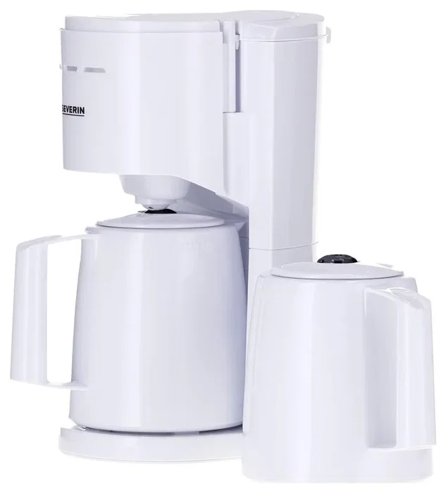 Severin KA 9309 Cafetera de filtro blanca con 2 termos Severin KA 9309 Cafetera de filtro blanca con 2 termos