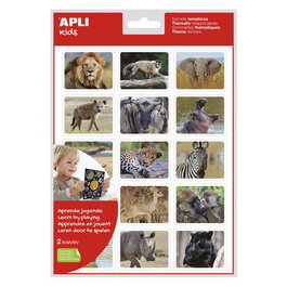 APLI Gomets Animales Sabana Removibles Set de 5 Bolsas (30 uds. c/u)