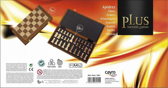 Cayro Ajedrez Marquetería Plegable Plus (PN)