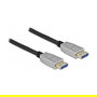 DeLOCK Cable DisplayPort 2.0, 2 m, Macho a Macho, 54 Gbps, 10K @ 60 Hz, Resolución 10240x4320, Conector Dorado y Blindaje Triple