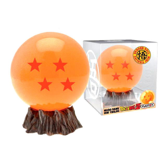 Plastoy Mini Hucha Bola de Dragón de 4 estrellas Dragon Ball Plastoy Mini Hucha Bola de Dragón de 4 estrellas Dragon Ball