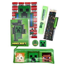Toybags Set de Papelería Minecraft con 12 artículos