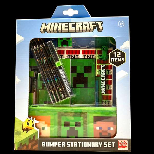 Toybags Set de Papelería Minecraft con 12 artículos